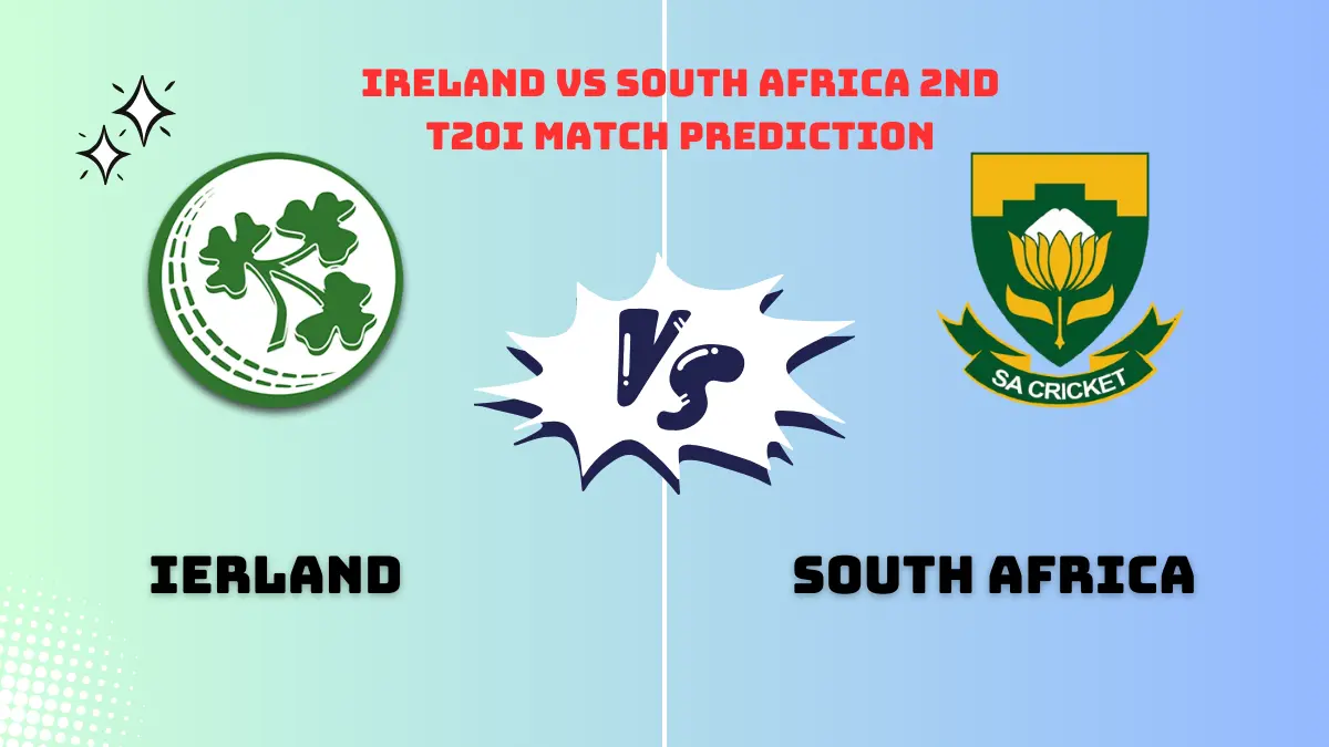 Ireland vs South Africa 2nd T20I Match Prediction