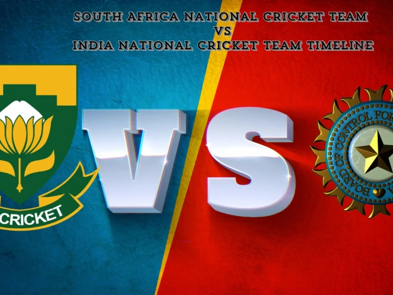South Africa National Cricket Team vs India National Cricket Team Timeline