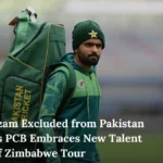 Babar Azam Excluded from Pakistan Squad as PCB Embraces New Talent Ahead of Zimbabwe Tour