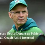 Gary Kirsten Set to Depart as Pakistan White-Ball Coach Amid Internal Disputes