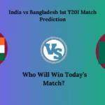 India vs Bangladesh 1st T20I Match Prediction: Who Will Win Today’s Match?