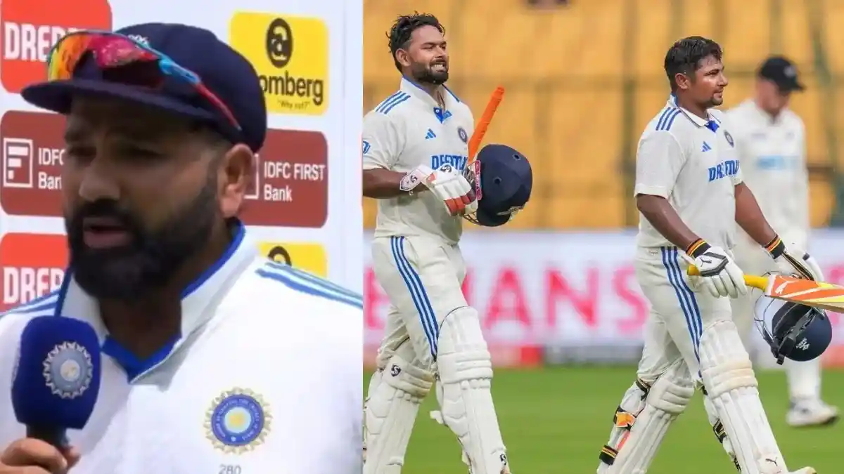 Rohit Sharma Applauds Rishabh Pant and Sarfaraz Khan for Their Mature Batting in Bengaluru Test