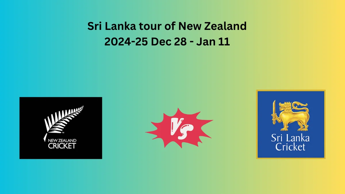 Sri Lanka tour of New Zealand 2024-25 Dec 28 – Jan 11