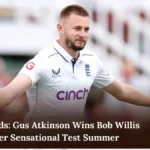 CWC Awards Gus Atkinson Wins Bob Willis Trophy After Sensational Test Summer