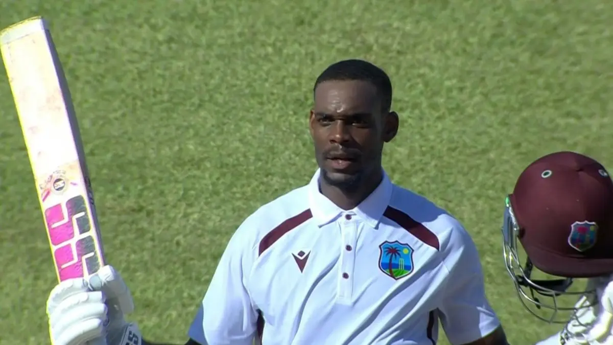 Greaves Maiden Century Powers West Indies to Dominance over Bangladesh on Day 2 of Antigua Test (1)