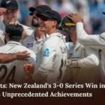 Historic Stats New Zealand's 3-0 Series Win in India Marks Unprecedented Achievements