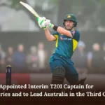 Josh Inglis Appointed Interim T20I Captain for Pakistan Series and to Lead Australia in the Third ODI
