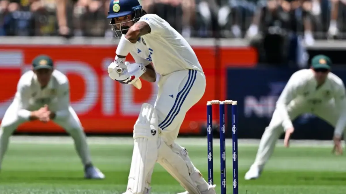 KL Rahul in Perth Test