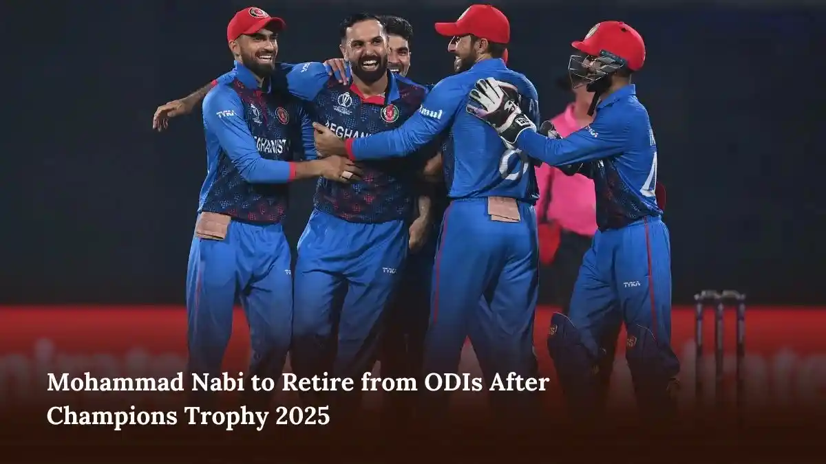 Mohammad Nabi to Retire from ODIs After Champions Trophy 2025