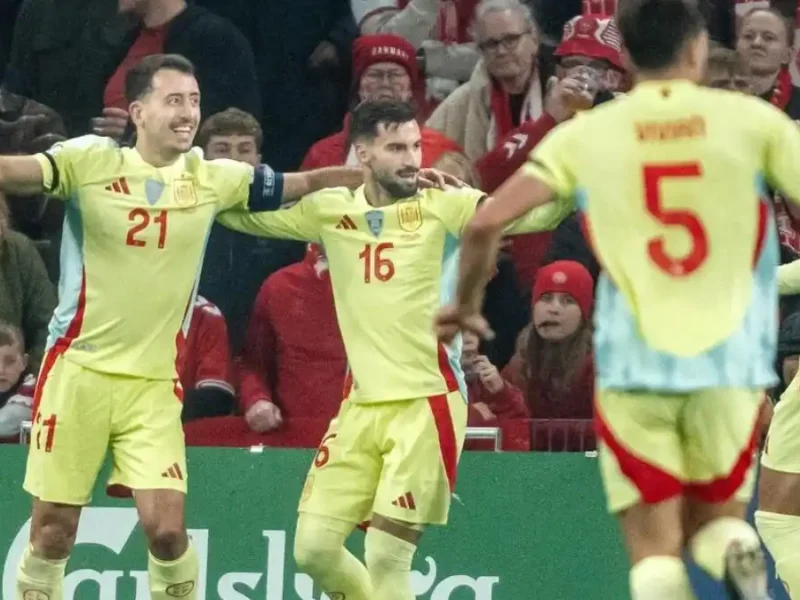 Oyarzabal and Pérez Secure Spain's 2-1 Win Over Denmark, Top Spot in Nations League Group A4