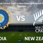 India National Cricket Team vs New Zealand National Cricket Team Timeline