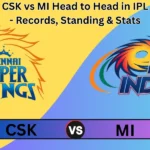 CSK vs MI Head to Head in IPL - Records, Standing & Stats