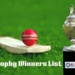 Ranji Trophy Winners List
