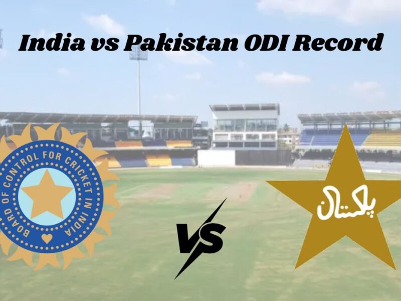 India vs Pakistan Total ODI Match Record