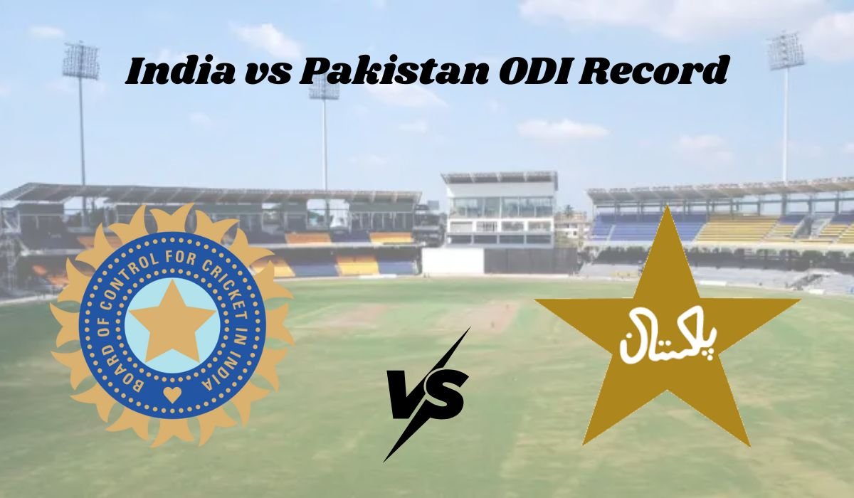 India vs Pakistan Total ODI Match Record – Complete Head-to-Head Stats & History