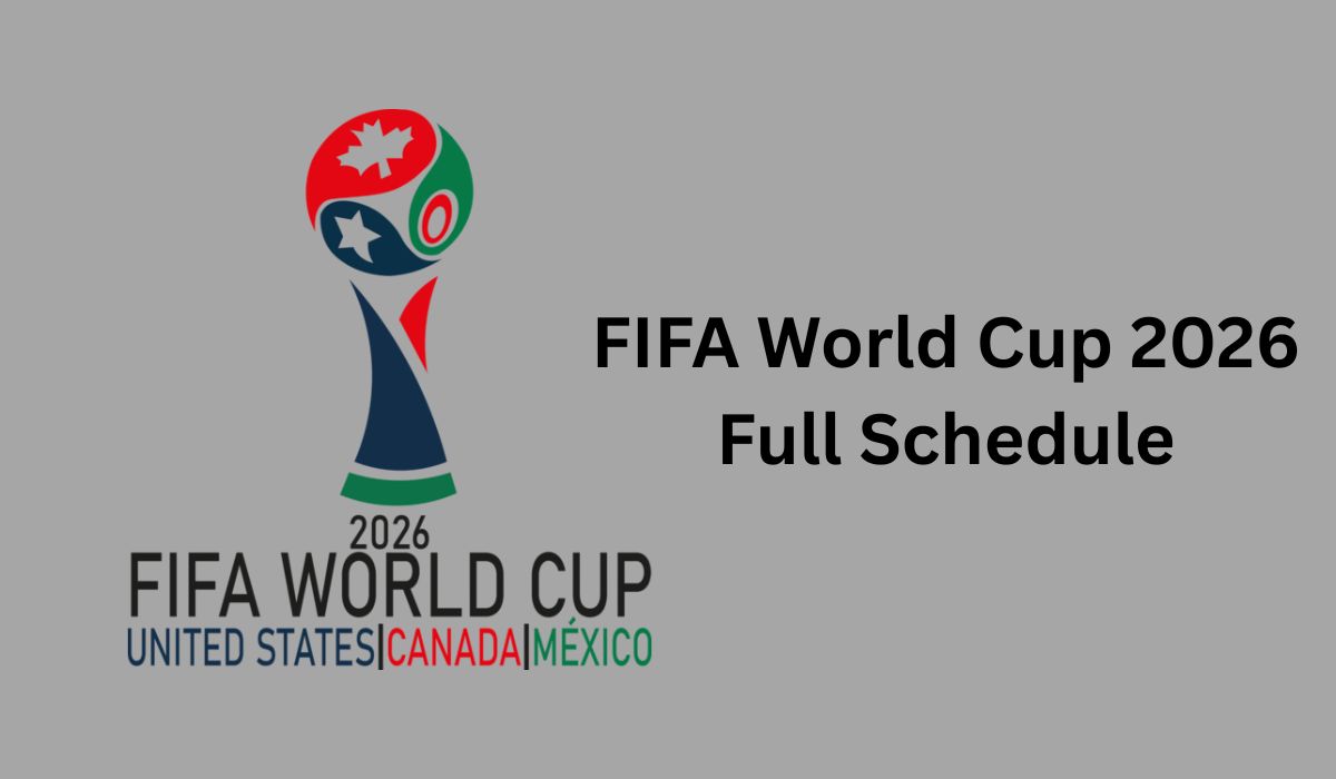 FIFA World Cup 2026 Full Schedule